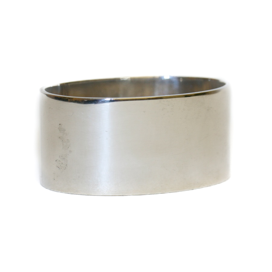 Silver heavyweight napkin ring